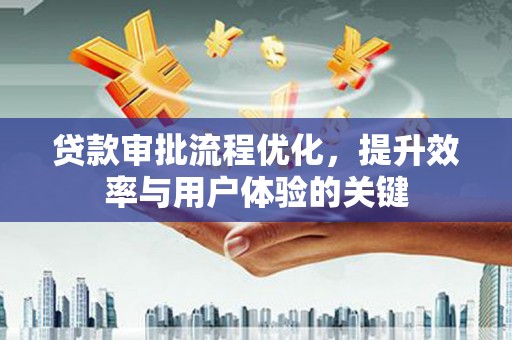石龙贷款审批流程优化，提升效率与用户体验的关键