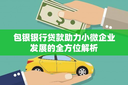 武侯包银银行贷款助力小微企业发展的全方位解析