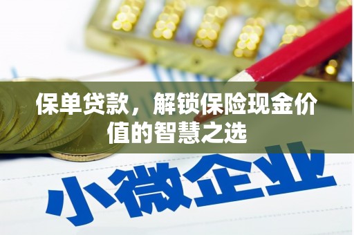 带岭保单贷款，解锁保险现金价值的智慧之选