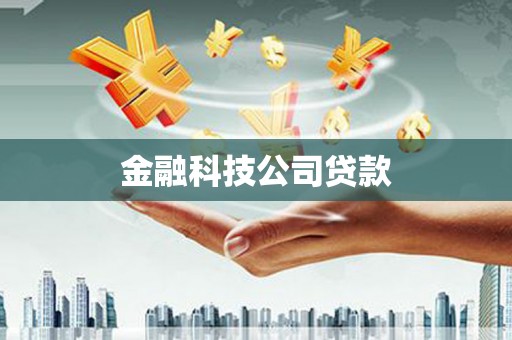 南开金融科技公司贷款