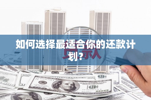 黔东南如何选择最适合你的还款计划？